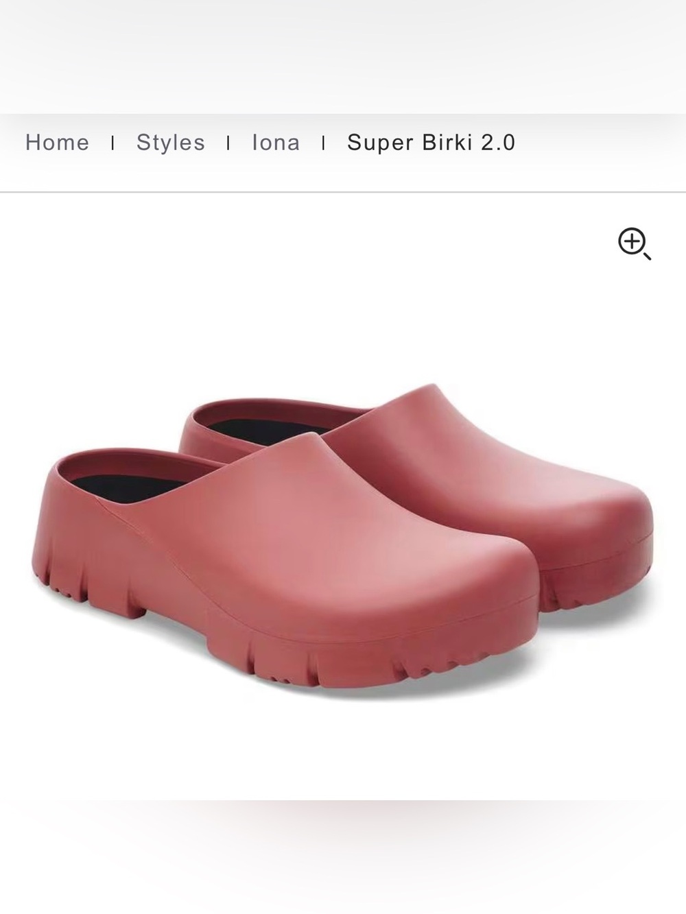 Women’s Slip-On Clog Loafers in Rust Orange